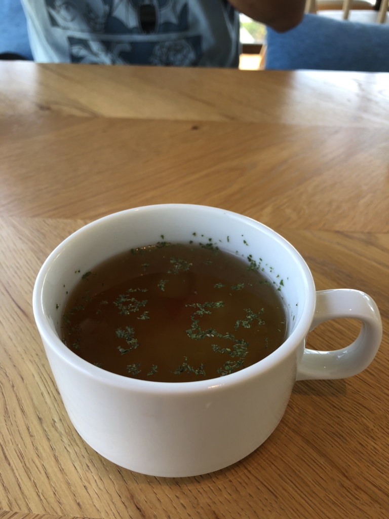 ブルーアンドカフェのスープ